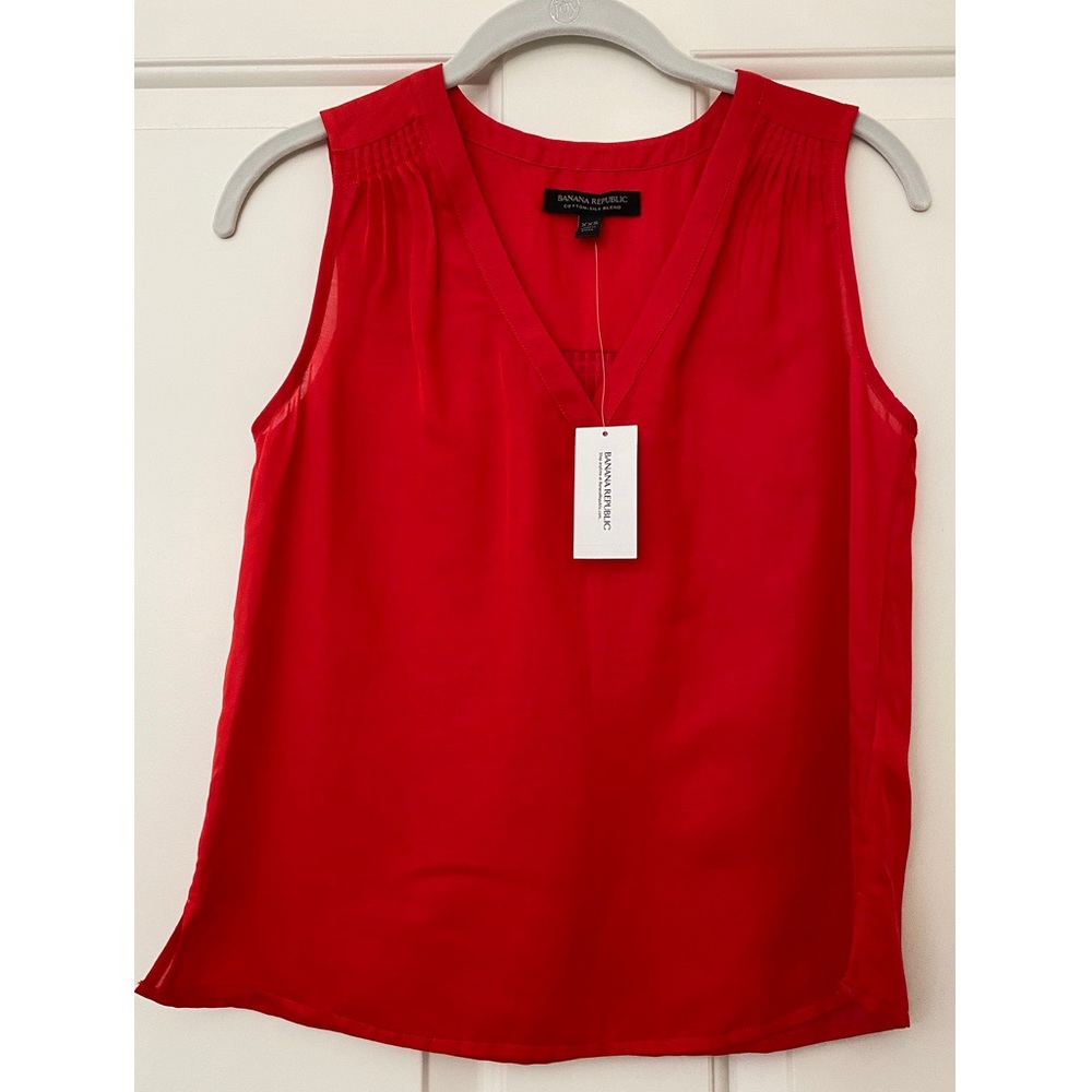 NEW W. TAGS: Banana Republic Cotton-Silk Blend Top